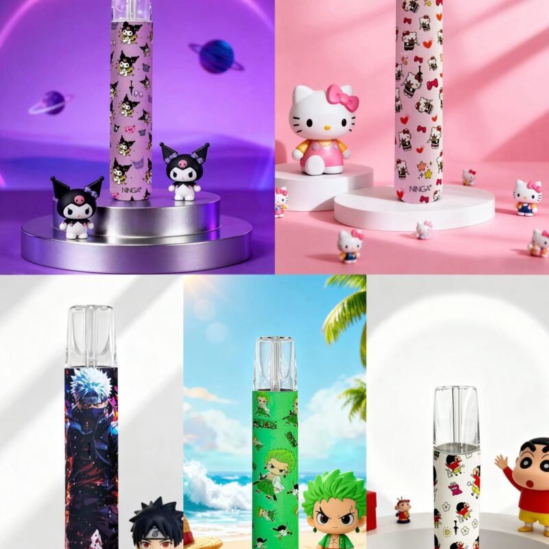 NINGA一代主機|NINGA電子煙主機|NINGA動漫聯名限定款：航海王・蠟筆小新・庫洛米個性化霧化桿」